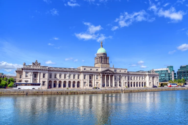 Het Custom House in Dublin