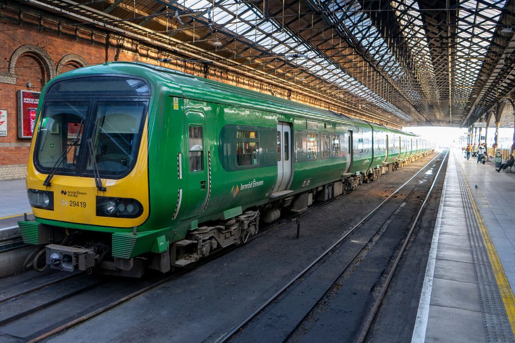 Dart trein in Dublin