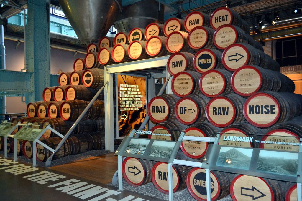 The Guinness storehouse - Guinness brouwerij Dublin