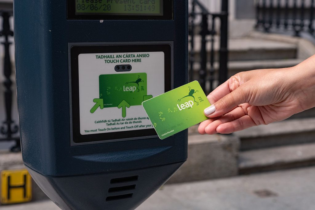 Leap Card OV chipkaart in Dublin voor openbaar vervoer