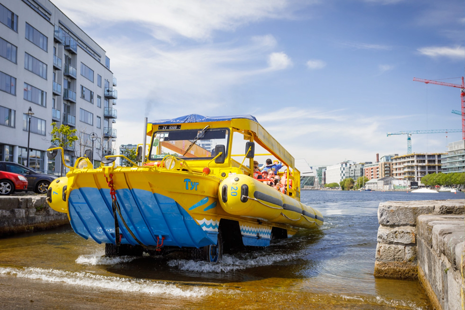 De Viking Splash tour in Dublin